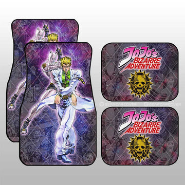Yoshikage Kira Car Floor Mats Custom Galaxy Style JJBA Anime Car Accessories - Gearcarcover - 1