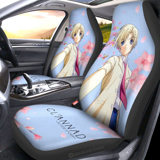 Youhei Sunohara Car Seat Covers Custom Clannad Anime Car Accessories - Gearcarcover - 2