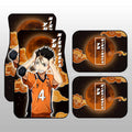 Yu Nishinoya Car Floor Mats Custom For Haikyuu Anime Fans - Gearcarcover - 1