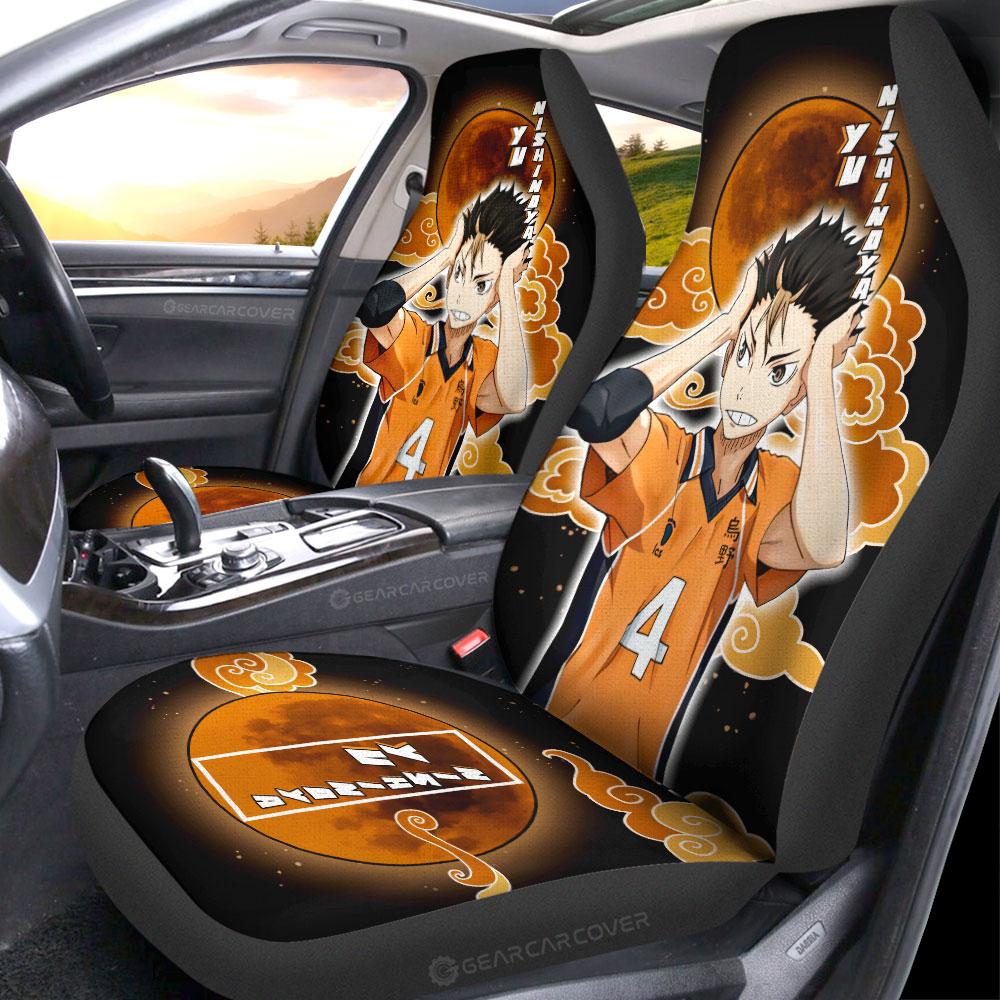 Yu Nishinoya Car Seat Covers Custom For Haikyuu Anime Fans - Gearcarcover - 2
