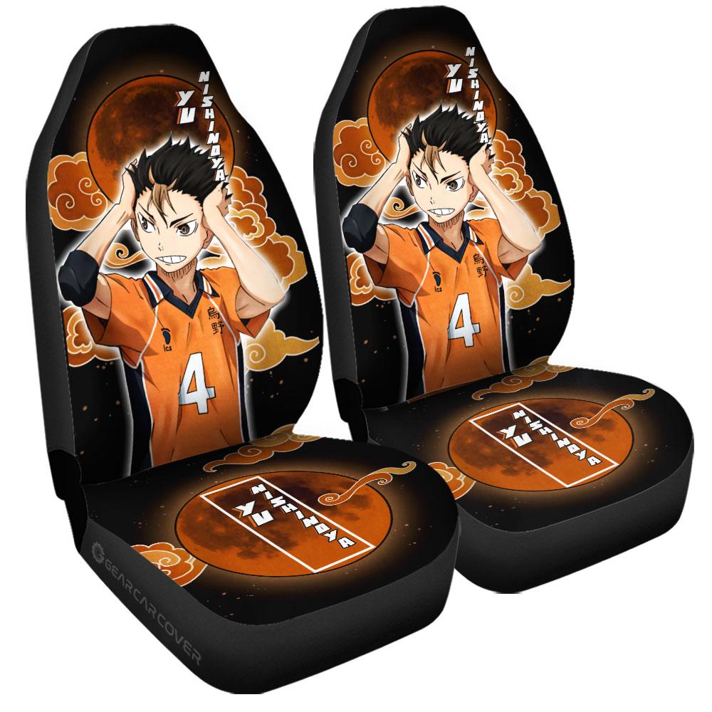 Yu Nishinoya Car Seat Covers Custom For Haikyuu Anime Fans - Gearcarcover - 3