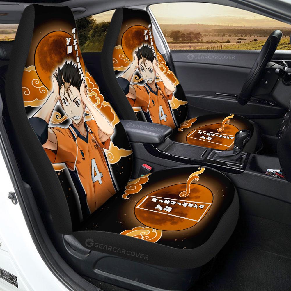 Yu Nishinoya Car Seat Covers Custom For Haikyuu Anime Fans - Gearcarcover - 1