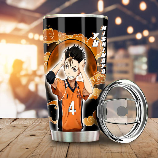 Yu Nishinoya Tumbler Cup Custom For Haikyuu Anime Fans - Gearcarcover - 1