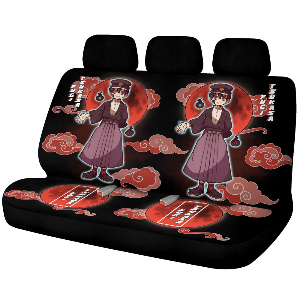 Yugi Tsukasa Car Back Seat Covers Custom Toilet-Bound Hanako-kun Anime Car Accessories - Gearcarcover - 1