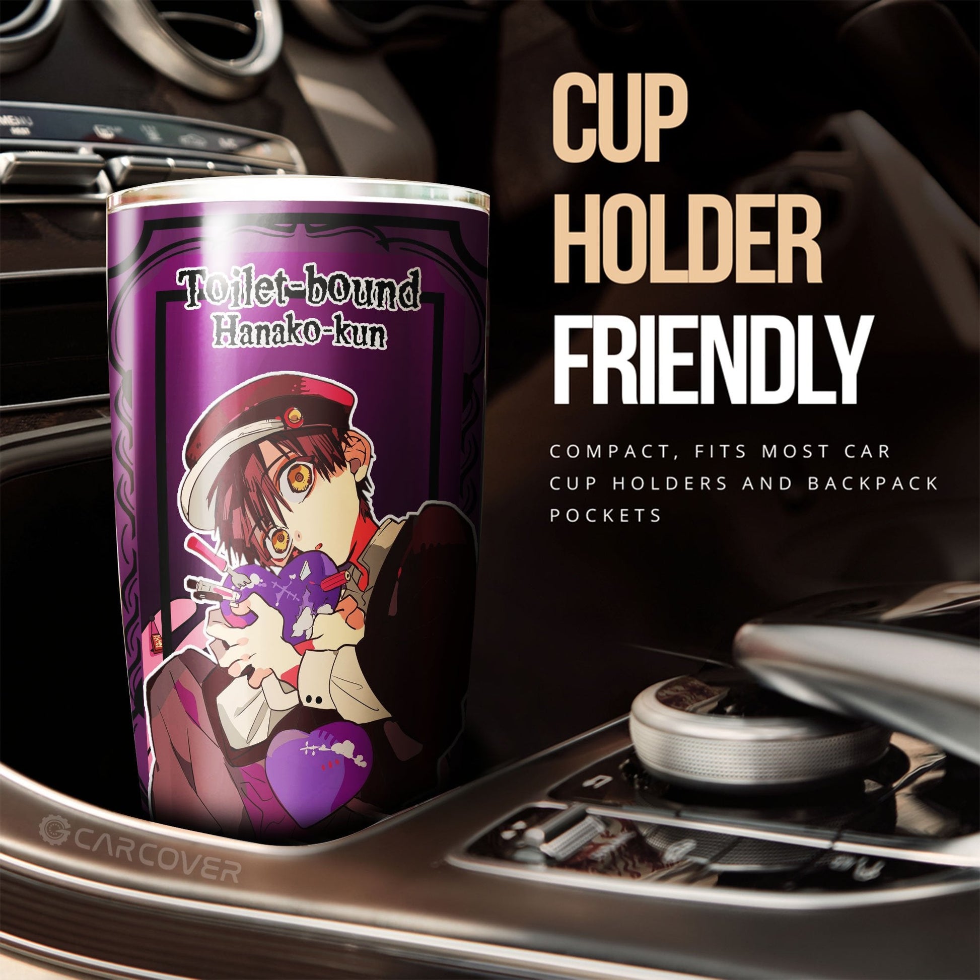 Yugi Tsukasa Tumbler Cup Custom Toilet-Bound Hanako-kun Anime Car Accessories - Gearcarcover - 2