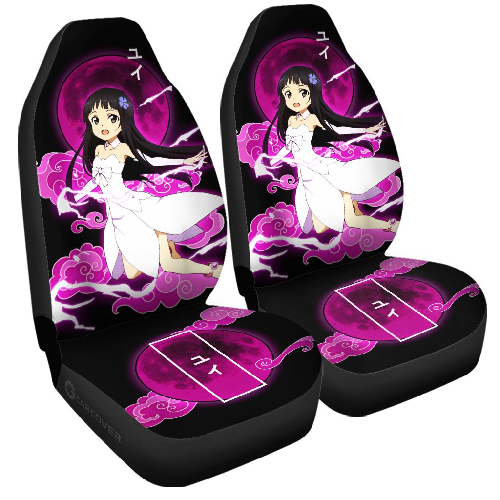 Yui Car Seat Covers Custom Anime Sword Art Online Car Accessories - Gearcarcover - 3