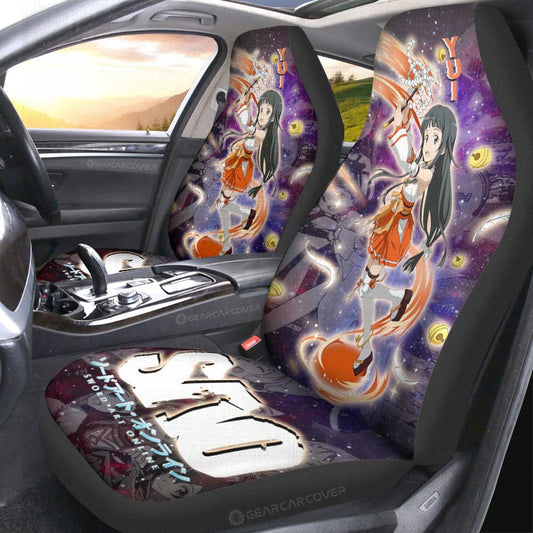 Yui Car Seat Covers Custom Sword Art Online Anime Manga Galaxy Style - Gearcarcover - 2