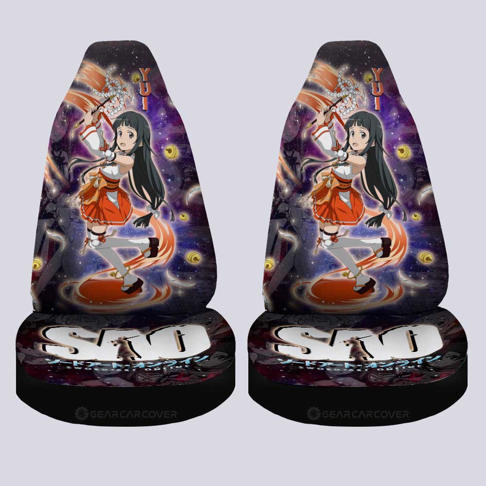 Yui Car Seat Covers Custom Sword Art Online Anime Manga Galaxy Style - Gearcarcover - 4