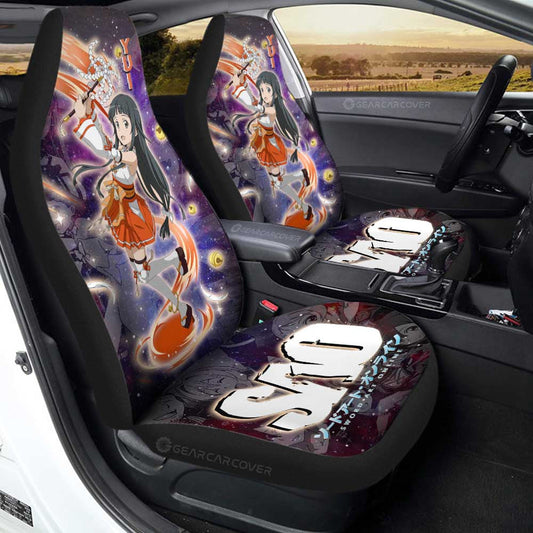 Yui Car Seat Covers Custom Sword Art Online Anime Manga Galaxy Style - Gearcarcover - 1