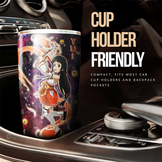 Yui Tumbler Cup Custom Sword Art Online Anime Manga Galaxy Style - Gearcarcover - 2