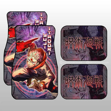 Yuji Itadori Car Floor Mats Custom Jujutsu Kaisen Anime Galaxy Manga Style - Gearcarcover - 1