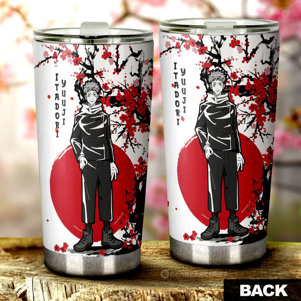 Yuji Itadori Tumbler Cup Custom Japan Style Jujutsu Kaisen Anime Car Accessories - Gearcarcover - 3