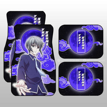 Yuki Sohma Car Floor Mats Custom Fruit Basket Anime Car Accessories - Gearcarcover - 1