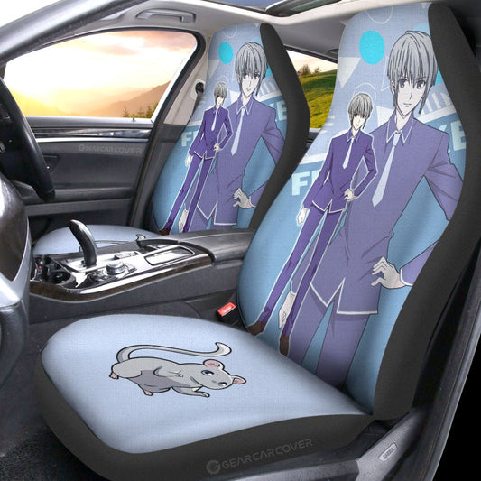 Yuki Sohma Car Seat Covers Custom Fruit Basket Anime Car Accessories - Gearcarcover - 2