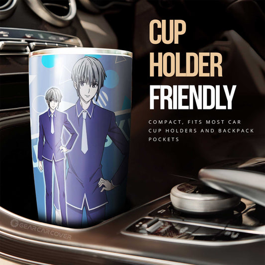 Yuki Sohma Tumbler Cup Custom Fruit Basket Anime Car Accessories - Gearcarcover - 2