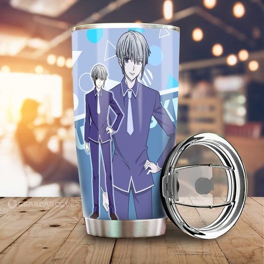 Yuki Sohma Tumbler Cup Custom Fruit Basket Anime Car Accessories - Gearcarcover - 1