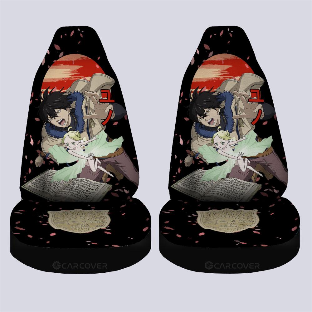 Yuno Car Seat Covers Custom Anime Black Clover Car Accessories - Gearcarcover - 4