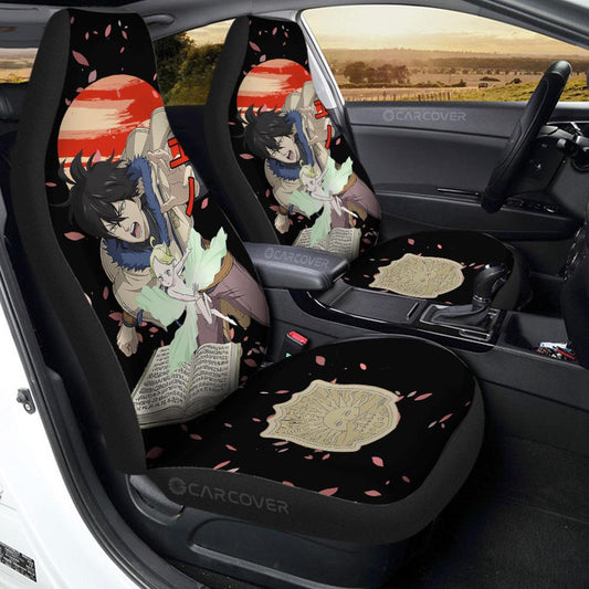 Yuno Car Seat Covers Custom Anime Black Clover Car Accessories - Gearcarcover - 1
