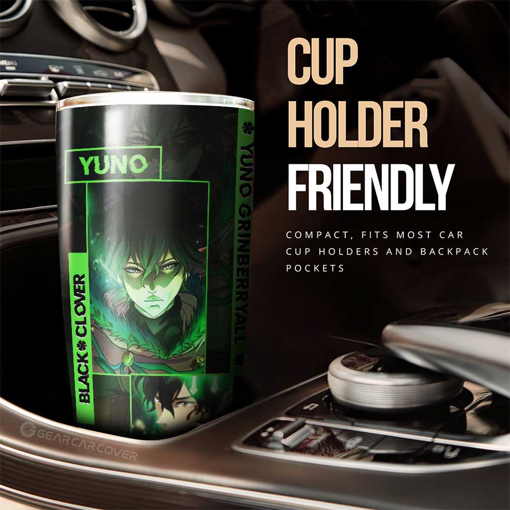 Yuno Grinberryall Tumbler Cup Custom Black Clover Anime - Gearcarcover - 2