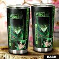 Yuno Grinberryall Tumbler Cup Custom Black Clover Anime - Gearcarcover - 3