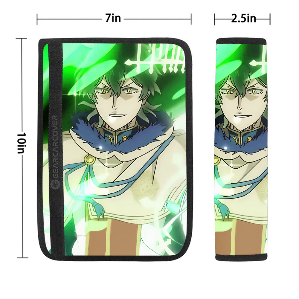 Yuno Seat Belt Covers Custom Black Clover Anime Car Accessories - Gearcarcover - 1