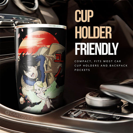Yuno Tumbler Cup Custom Anime Black Clover Car Accessories - Gearcarcover - 2