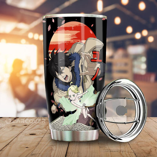 Yuno Tumbler Cup Custom Anime Black Clover Car Accessories - Gearcarcover - 1