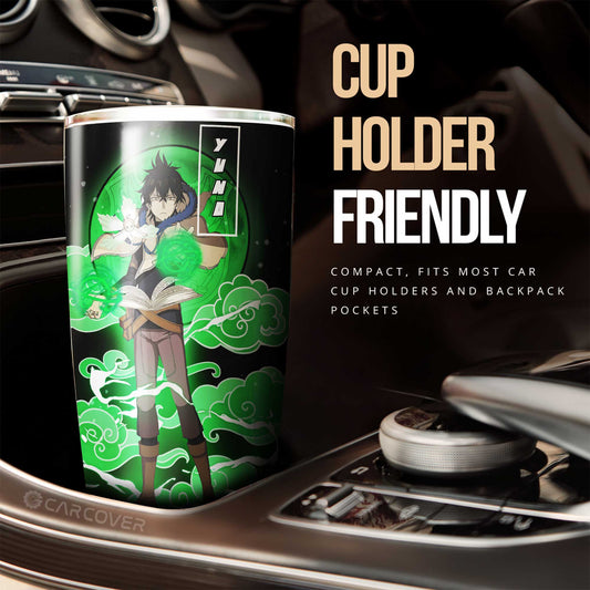 Yuno Tumbler Cup Custom Black Clover Anime Car Accessories - Gearcarcover - 2