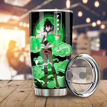 Yuno Tumbler Cup Custom Black Clover Anime Car Accessories - Gearcarcover - 1