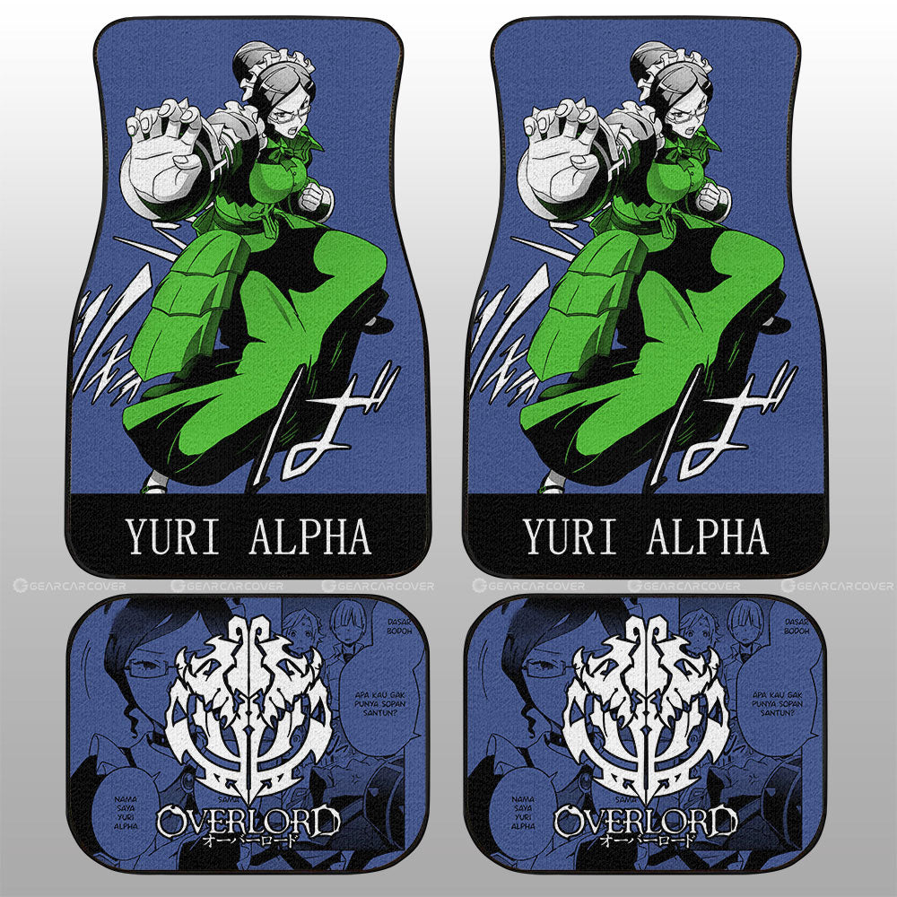 Yuri Alpha Car Floor Mats Custom Overlord Anime Car Accessories - Gearcarcover - 4