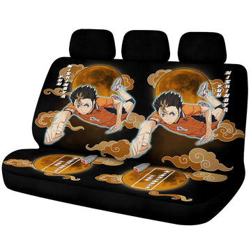 Yuu Nishinoya Car Back Seat Covers Custom Haikyuu Anime Car Accessories - Gearcarcover - 1