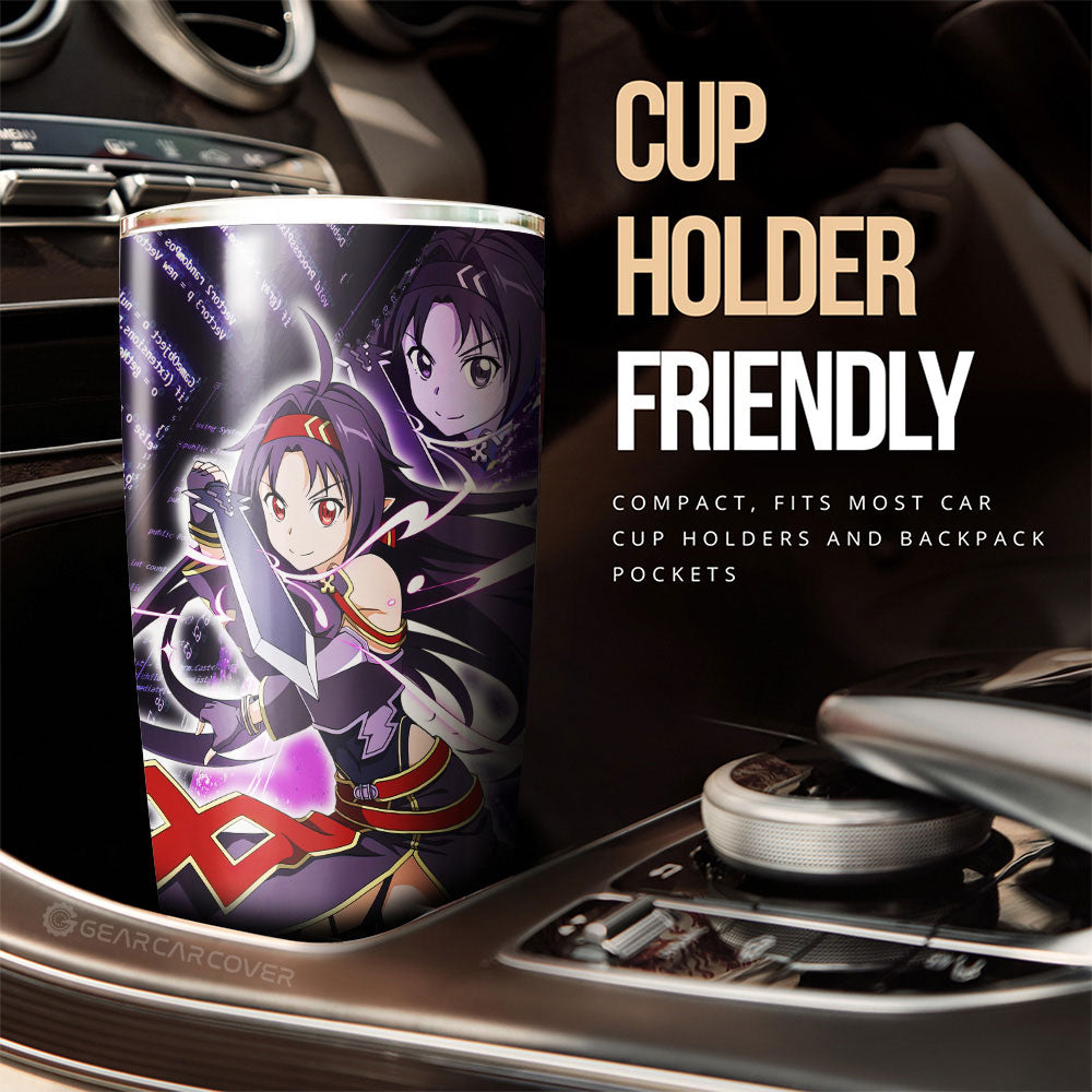 Yuuki Konno (Yuuki) Tumbler Cup Custom Sword Art Online Anime - Gearcarcover - 2