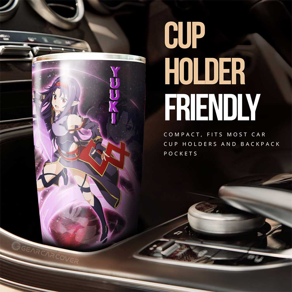 Yuuki Tumbler Cup Custom Sword Art Online Anime Manga Galaxy Style - Gearcarcover - 2