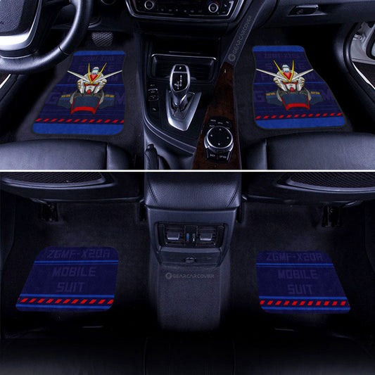 ZGMF-X20A Strike Freedom Gundam Car Floor Mats Custom Gundam Anime Car Accessories - Gearcarcover - 2