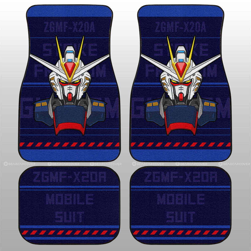 ZGMF-X20A Strike Freedom Gundam Car Floor Mats Custom Gundam Anime Car Accessories - Gearcarcover - 1