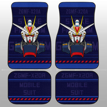 ZGMF-X20A Strike Freedom Gundam Car Floor Mats Custom Gundam Anime Car Accessories - Gearcarcover - 1