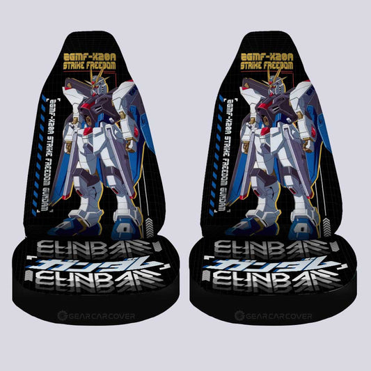 ZGMF-X20A Strike Freedom Gundam Car Seat Covers Custom Gundam Anime Car Accessories - Gearcarcover - 2