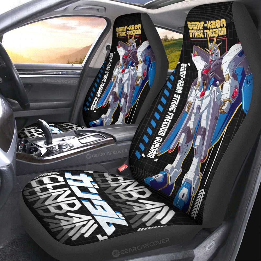 ZGMF-X20A Strike Freedom Gundam Car Seat Covers Custom Gundam Anime Car Accessories - Gearcarcover - 4
