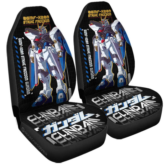 ZGMF-X20A Strike Freedom Gundam Car Seat Covers Custom Gundam Anime Car Accessories - Gearcarcover - 1