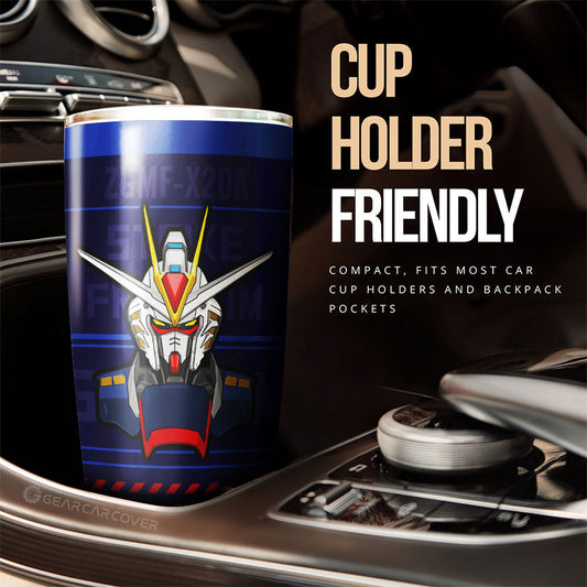 ZGMF-X20A Strike Freedom Gundam Tumbler Cup Custom Gundam Anime Car Interior Accessories - Gearcarcover - 2