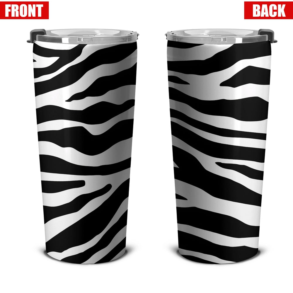 Zebra Skin Tumbler Custom Wild Animal Car Accessories - Gearcarcover - 4