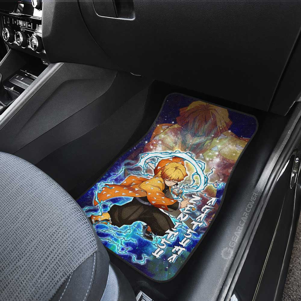 Zenitsu Agatsuma Car Floor Mats Custom Characters Demon Slayer Car Accessories - Gearcarcover - 3