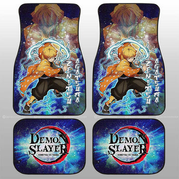 Zenitsu Agatsuma Car Floor Mats Custom Characters Demon Slayer Car Accessories - Gearcarcover - 1