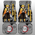 Zenitsu Agatsuma Car Floor Mats Custom Demon Slayer Anime Mix Mangas - Gearcarcover - 2