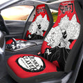 Zenitsu Agatsuma Car Seat Covers Custom Demon Slayer Anime Car Accessories Manga Style For Fans - Gearcarcover - 2