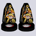 Zenitsu Agatsuma Car Seat Covers Custom Demon Slayer Anime - Gearcarcover - 4