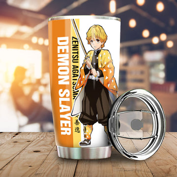 Zenitsu Agatsuma Tumbler Cup Custom Demon Slayer - Gearcarcover - 1