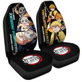 Zenitsu And Inosuke Car Seat Covers Custom Demon Slayer Anime - Gearcarcover - 3