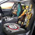 Zenitsu And Inosuke Car Seat Covers Custom Demon Slayer Anime Mix Mangas - Gearcarcover - 2