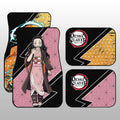 Zenitsu And Nezuko Car Floor Mats Custom Anime Demon Slayer Car Accessories - Gearcarcover - 2